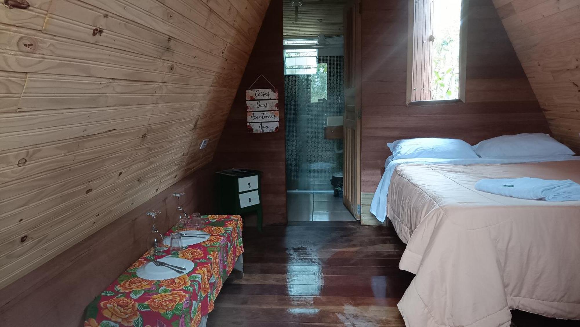 Chales E Camping Do Robinho 1 São Tomé das Letras Eksteriør billede